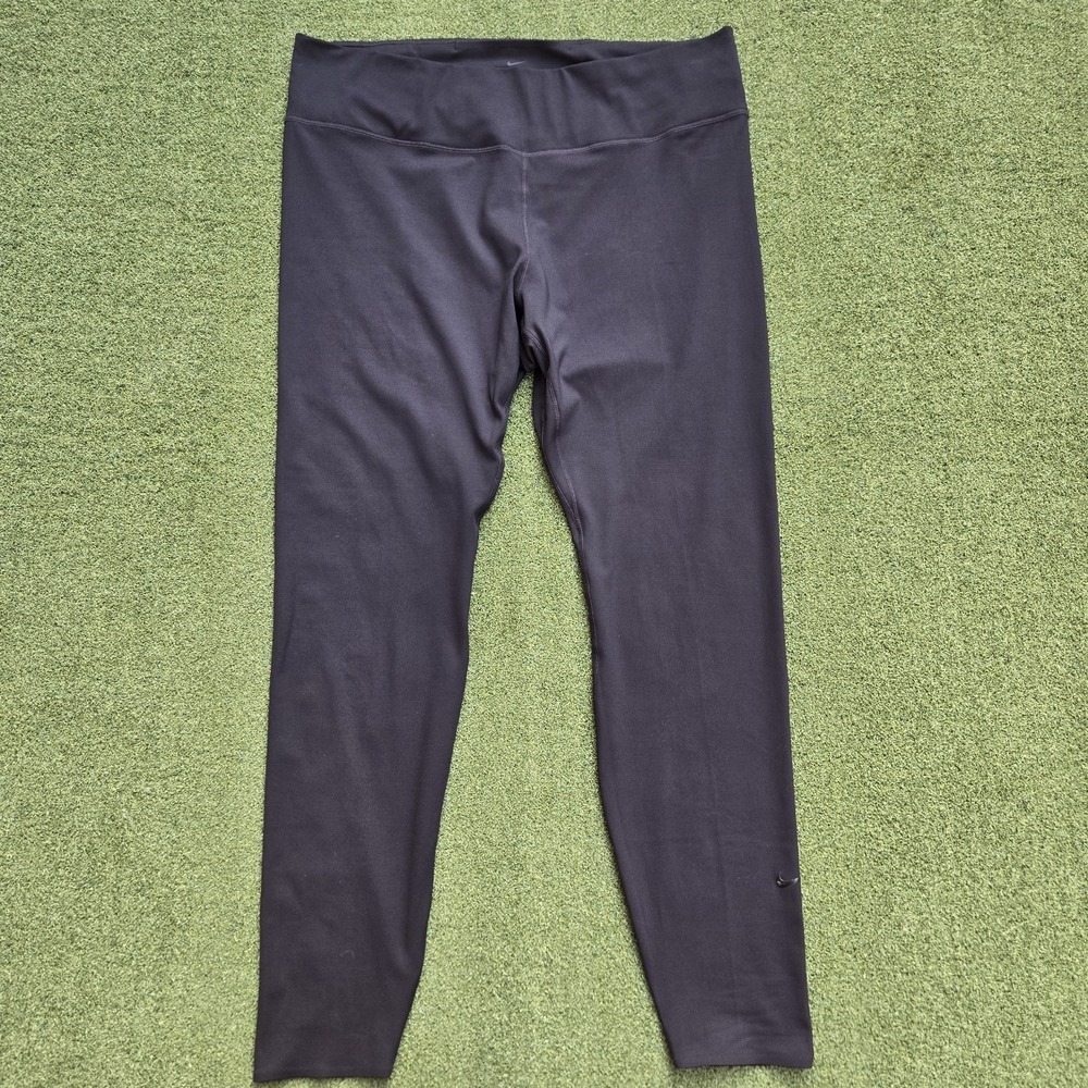 Nike Leggings Women's Size 1X Black DRI-FIT Athletic
